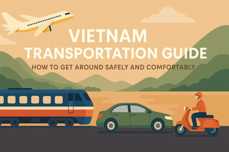 Vietnam Transportation Guide 2026 – How to Get Around Safely and Comfortably