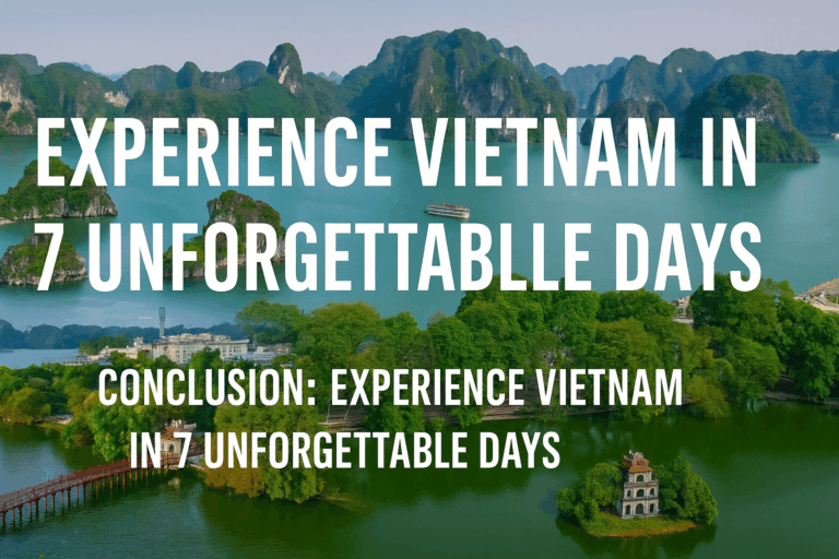 🇻🇳 How to Plan a 7-Day Trip in Vietnam (Itinerary for First-Timers)