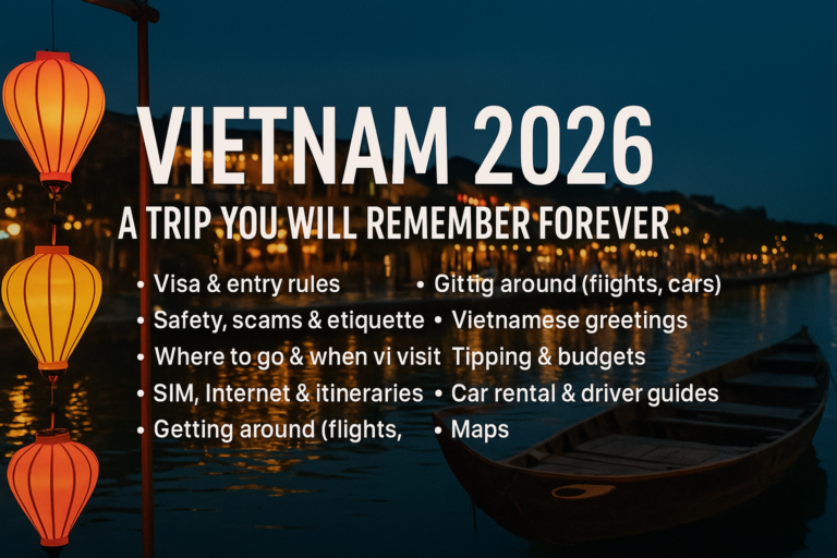 Vietnam Travel Guide 2026 – Everything You Need to Know Before Visiting
