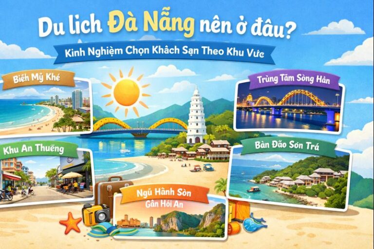 Du lịch Đà Nẵng nên ở đâu? Kinh nghiệm chọn khách sạn theo khu vực