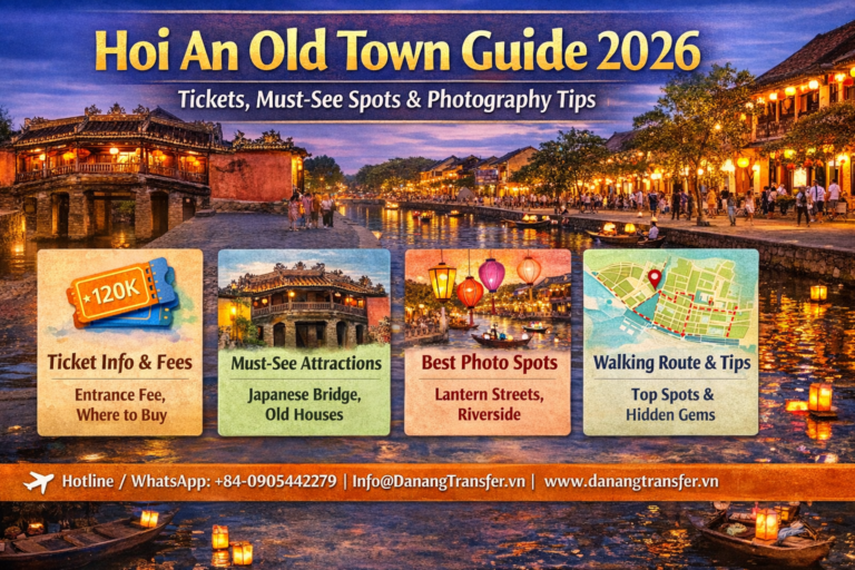 Hoi An Ancient Town Guide 2026 – Tickets, Must-See Spots, Hidden Gems & Photography Tips