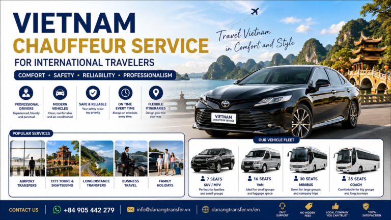 Vietnam Chauffeur Service for International Travelers | Private Car