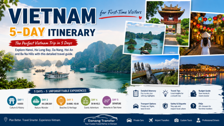Vietnam 5-Day Itinerary for First-Time Visitors (2026 Complete Travel Guide)