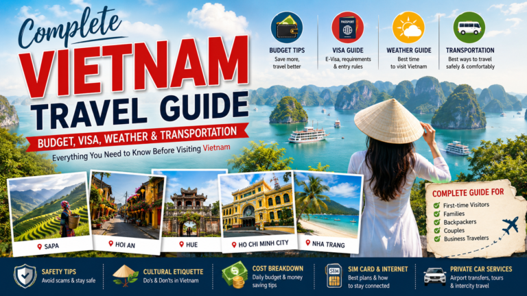 Complete Vietnam Travel Guide: Budget, Visa, Weather & Transportation