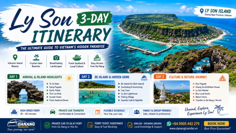 Ly Son 3-Day Itinerary (2026): The Ultimate 3 Days on Vietnam’s Volcanic Island